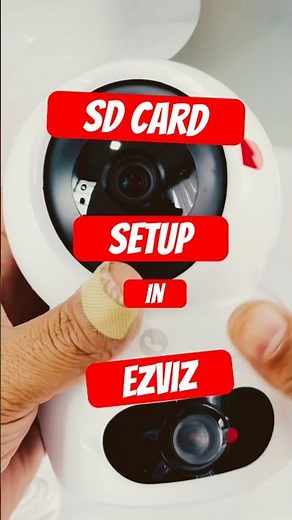 How to Install SD Card in EZVIZ Camera | Memory Card Setup in EZVIZ WiFi camera