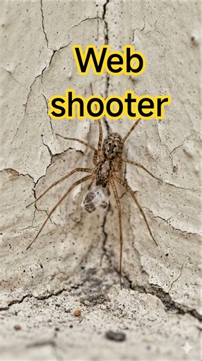 Spitting Spider: Nature’s Web-Shooter Is Real #natureshorts #animalfacts #spider