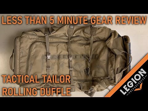 Tactical Tailor Rolling Duffle Bag - Gear Review w/ Setup