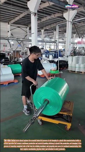 The Art of Roll Changing in Plastic Film Production