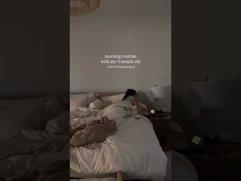 Morning routine with baby 🤍 #baby #adoption #family