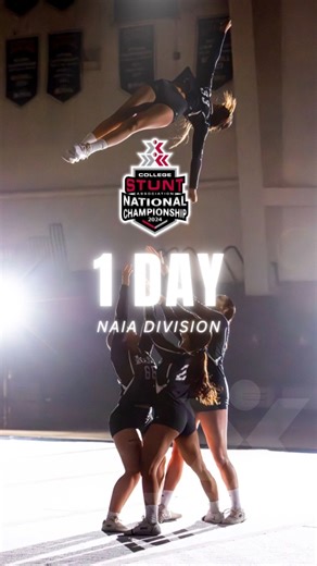 The #CollegeSTUNT National Championship for the NAIA Division starts TOMORROW! Head over to https://flosports.link/3Pm8m4x (or use link in our bio and stories) to stream the event LIVE from California: April 18-29, 2024. #STUNTtheSport | STUNT