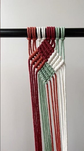 Macrame pattern 🧶 #macrame #macrameknot #macramepattern #macrametutorial #diy