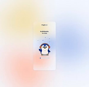 Mobile app PingiBook - Audiobooks for kids. Onboarding