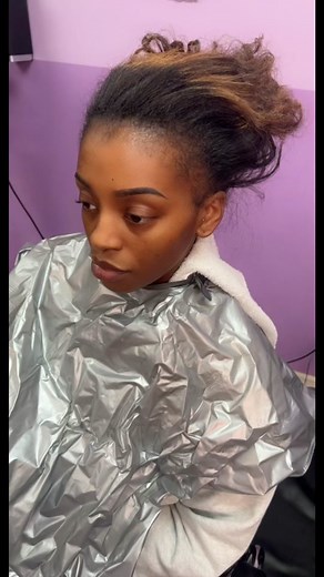 Transforming Hair Color with Individual Track Sewin Method