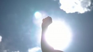 Raised Fist Black Lives Matter Usa Stock Footage Video (100% Royalty-free) 1055111861 | Shutterstock