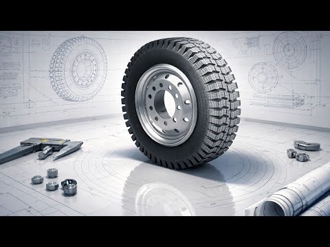 Rim & Tire Design in SolidWorks | 3D Wheel Modeling Tutorial