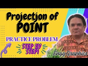 Projection of Points | Practice Problem | Engineering Graphics