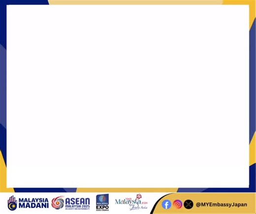 JENESYS 2025 Malaysia – Japan Academic Exchange, 8 December 2025 8 December 2025 – Ms. Nora Azlinda Jaapar, Counsellor at the Embassy attended the reporting session of the JENESYS 2025 Malaysia – Japan Academic Exchange Program. Ten Malaysians from various higher education institutions together with participants from other ASEAN Member States participated in the program from 2 to 9 December 2025. All participants have gained significant cultural insights and valuable experiences during their vis