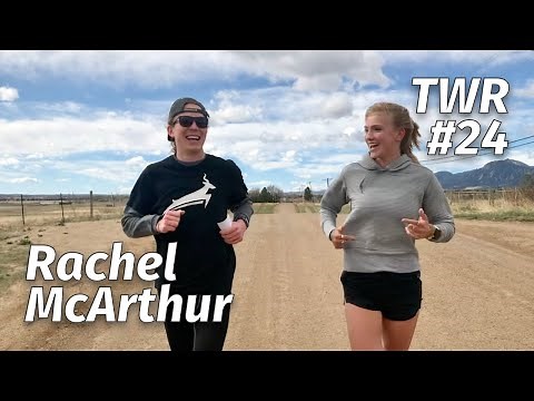 Rachel McArthur Talking While Running #24 (University of Colorado Buff, AllAmerican NCAA, 4:34 Mile)