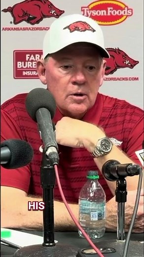 Bobby Petrino Talks Arkansas Quarterback Situation #shorts