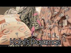 Kohl’s Shopping 2020 Pajamas and Robes