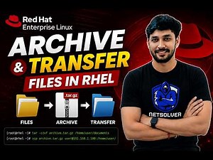 Archive and Transfer Files in RHEL | tar, gzip, scp & rsync Explained | RHCSA Linux Tutorial