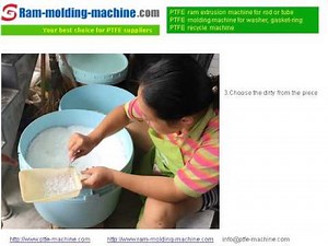 PTFE Recycle process machine for process PTFE shaving