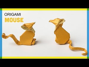 Origami Mouse – Easy Paper Mouse Tutorial