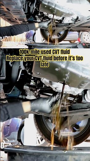 Drain your cvt ns3 fluid #auto #cvttransmission