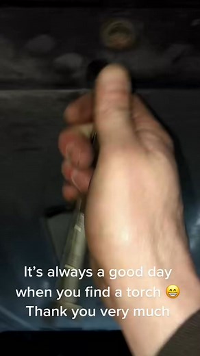 Finding someones lost torch. Finders keepers 😁#coach#mechanic#torch#diesel#finderskeepers#dirty#CloseYourRings#fypシ゚ | Gabrielle Houston