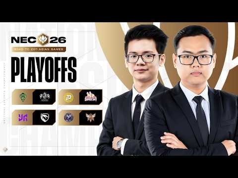 [OFFICIAL RESTREAM] NEC26 PLAYOFFS Stage Day2 LIVE🔴