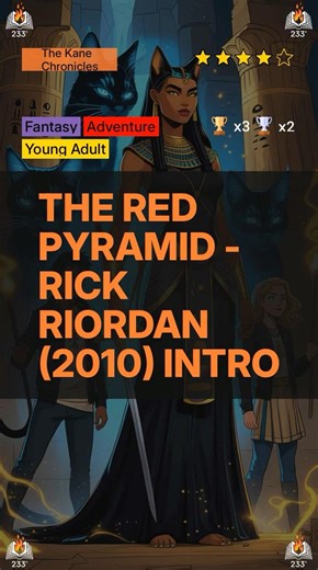 The Red Pyramid - Rick Riordan (2010) Intro (The Kane Chronicles - 1) - 4.1 ⭐️
