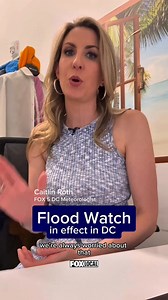 Flood Watch! FOX 5 DC Meteorologist Caitlin Roth breaks down what to expect across the District. 🌧️Download the Fox Local app for live weather updates and full coverage tonight. #DCWeather #FloodWatch #FOX5DC #DMVWeather | Fox 5 DC