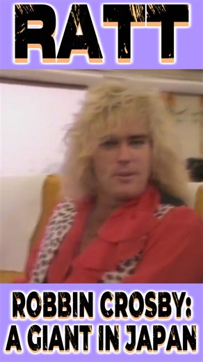 ROBBIN CROSBY of RATT stood out from the crowd in Japan! #rattshorts