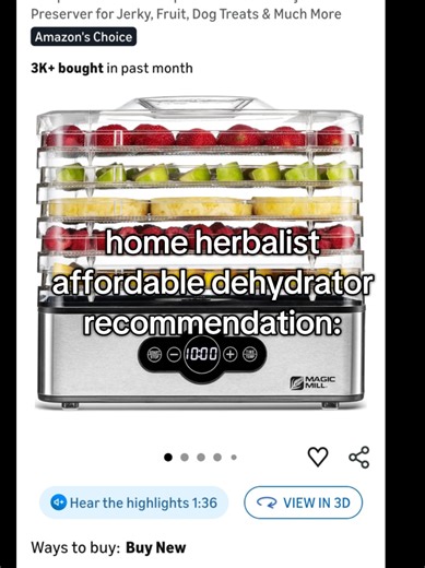 Affordable Dehydrator for Home Herbalists