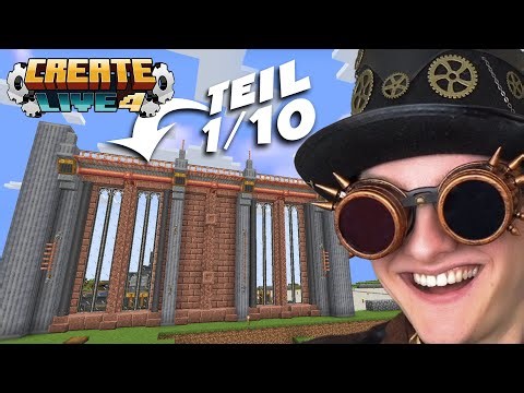 I'm building my FIRST XXL FACTORY! - CREATE LIVE 4 - #15