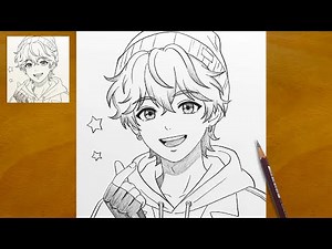 How to Draw Cute Anime Boy Easy | Step by Step Pencil Sketch