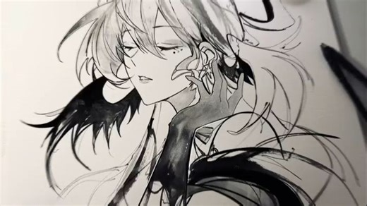 Robin drawing process ;)