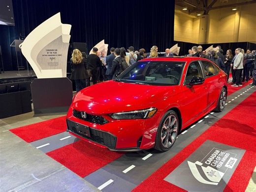 Honda Civic crowned Canada's 2026 Car of the Year alongside Hyundai, Kia