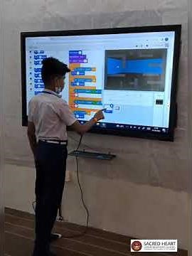 3D optical illusion using visual coding - Glimpses of CS coding class at Sacred heart school | CS