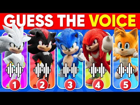 Guess The Sonic the Hedgehog 3 Characters by Their Voice 🎬🦔💙 Sonic the Hedgehog 3 Movie Quiz