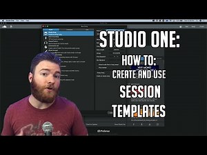 Studio One: How to create and use Session Templates