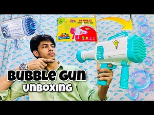Biggest Bubble Machine Review 2023 - Rocket boom Bubble Gun 💫