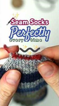 Kitchener Stitch✨Grafting #sockknitting #knitsocks #knittingpatterns #learntoknit #beginnerknitting