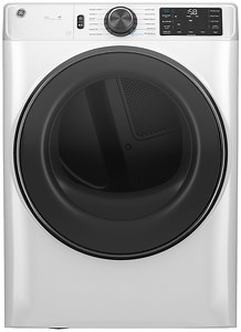 GE ADA 7.8 Cu. Ft. Smart Front Load Electric Dryer with Steam and Sanitize Cycle in White - GFD65ESSVWW