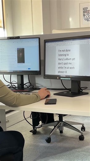 trying to avoid Harry spoilers at work #harrystyles #nospoilers #relatable