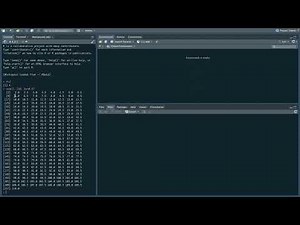 Intro to RStudio Environment: Opening your first RScript (R Workshop)