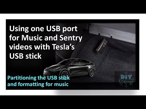 Using one USB drive for music and Tesla dashcam and sentry videos