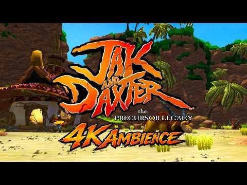 Jak and Daxter: The Precursor Legacy | 4K Ambience | Yakow Farm - Sandover Village