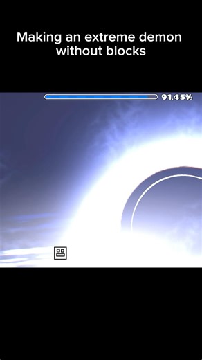 Day 13 of making an extreme demon without blocks #geometrydash #fypシ #viral