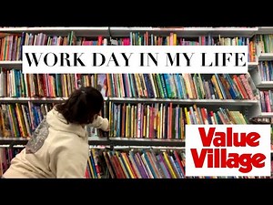 WORK DAY IN MY LIFE | What it's like working at a thrift store!