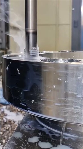 Thread Milling CNC #machine #tools #metal