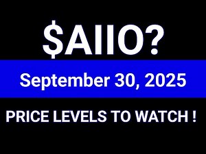 AIIO Stock (Robo.ai Inc.) AIIO Stock Technical Analysis | September 30, 2025