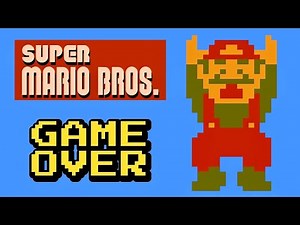 Evolution of Super Mario Bros. Game Over Screens