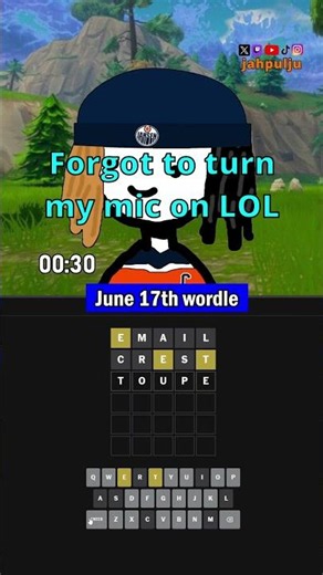 doing the wordle silently