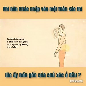 Khi mà hồn khác nhập xác thì lúc ấy hồn gốc của chủ xác ở đâu ạ? .... Có nhiều dạng: 1/ Dạng 2 trong 1 nhẹ nhàng thì hồn của xá chủ vẫn ở trong tệ xá của mình, nhưng nhìn thấy trước mắt mình là sau lưng của bạn âm linh đang nhập xác. Trường hợp này sẽ biết rõ mình đang làm và nói gì nhưng không tự chủ được. 2/ Dạng 2 trong 1 mạnh, hồn phách bị tác động, mình có thể hiểu như là bị đánh ngất xỉu trong nhà rồi ngoại nhân đột nhập. Lúc này hồn vẫn ở trong xác nhưng hoàn toàn không biết, không tự chủ
