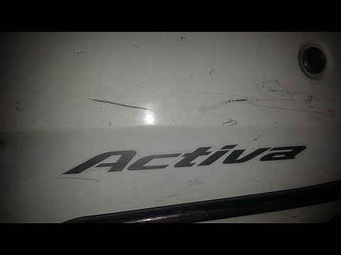 How to remove Scratches From ACTIVA and other Types over Vehicles. Plastic and Metallic part scratch