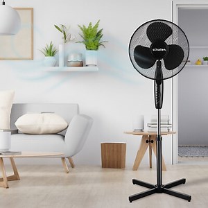 Air Cooling Fans for Home Office Work Use Desk Table Pedestal Floor Standing Fan  | eBay UK