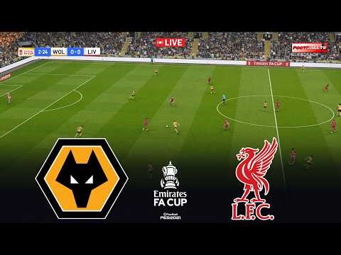 🔴Wolverhampton vs Liverpool - Emirates FA Cup 2026 | Pes 21 Gameplay Simulation